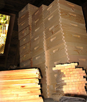 Bee Boxes To The Ceiling