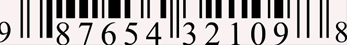 public domaine image: Wikipedia of Barcode numbers for UPC-A barcode, which corresponds to "Book of Pure Logic" by George F. Thomson